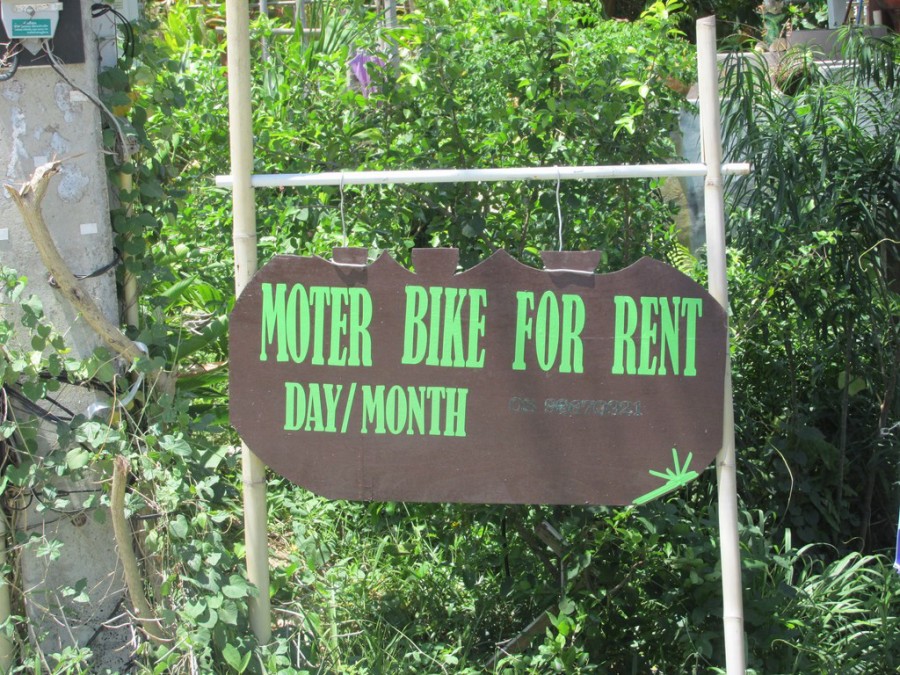 Moter bike for rent