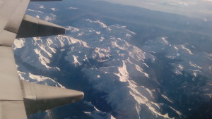 Alpi vista aerea